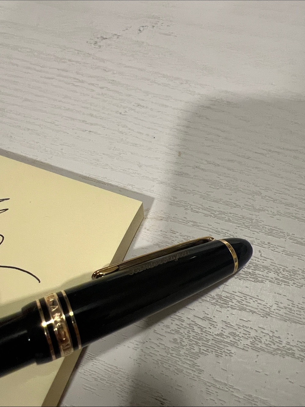 MONTBLANC Meisterstück Ballpoint Pen Gold Name Engraved - Picture 7 of 7
